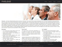 Tablet Screenshot of fivelead.net